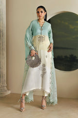 Maria B | 3 Piece Unstitched Embroidered | SR-01-07-Crystal Mint