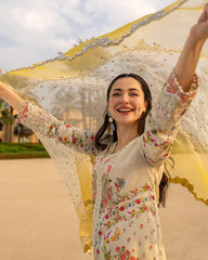 Aya Luxury Lawn Arta - Faiza Saqlain 3-Piece