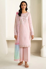 Farasha | Summer Weaves Embroidered Lawn | Iris Mist