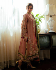 Mushq | Sunehri Lama Silk | Seema | Zayan Clothing UK