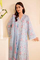 Cross Stitch | Daily Wear | MYSTIQUE BLUE