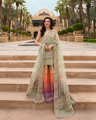 Aya Luxury Lawn Eldira - Faiza Saqlain 3-Piece