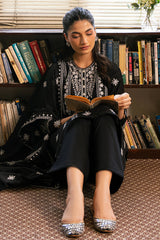 Cross Stitch | Mahiri Embroidered Lawn 24 | BLACK ORCHID