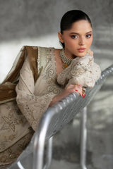 Ethnc | 3 Piece EMBROIDERED SUIT 26 | LEMON ICING E1060