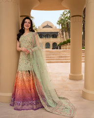 Aya Luxury Lawn Eldira - Faiza Saqlain 3-Piece