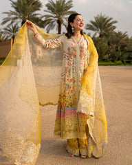 Aya Luxury Lawn Arta - Faiza Saqlain 3-Piece