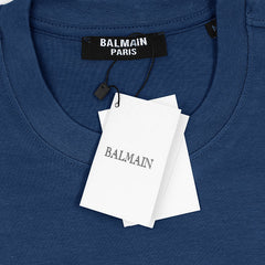 B.L.M.N Royal Blue Premium Printed T-Shirt For Men