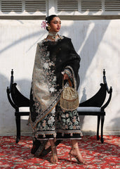 Hussain Rehar | Kalabagh Luxury Lawn 26 | Sable