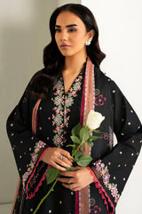 Farasha | Summer Weaves Embroidered Lawn | Raven Bloom