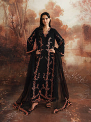 Caia | Embroidered Edit | Black Rose