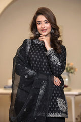Ellena | Pret Dresses | 3-PC Stitched Embroidered Suit 976BKL