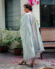 Mushq | Sunehri Lama Silk | Resham | Zayan Clothing UK