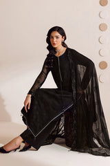 Farasha | Chiffon Threads 26 | Charcoal Whisper