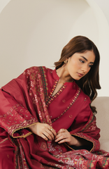 Seran | Winter Embroidered 25 | Cerisse