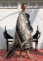 Hussain Rehar | Kalabagh Luxury Lawn 26 | Sable