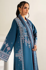 Farasha | Summer Weaves Embroidered Lawn |Pale Blue