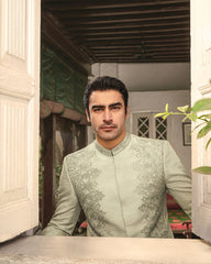 Pakistani Menswear | Faiza Saqlain | Gazsi