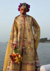 Ochre - Hussain Rehar Luxury Lawn 26 Eid Edit