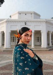 Hussain Rehar | Kalabagh Luxury Lawn 26 | Azraq