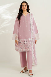 Farasha | Thread Lines Embroidered | Hazel Drape