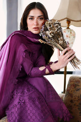Azure | Luxury Lawn 26 | Mulberry