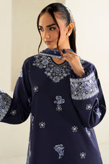 Farasha | Summer Weaves Embroidered Lawn | Midnight Hue
