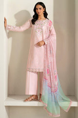 Farasha | Summer Weaves Embroidered Lawn | Iris Mist