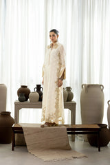 Wahaj M Khan | Sanam Luxe | Ivory Sanam Kaftan