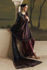 Maria B | 3 Piece Unstitched Embroidered | SR-01-05-Imperial Burgundy