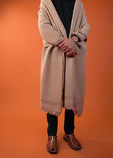 Premium Mix Wool Men's Shawl - Biscuiti