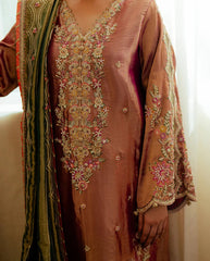 Mushq | Sunehri Lama Silk | Seema | Zayan Clothing UK