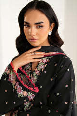 Farasha | Summer Weaves Embroidered Lawn | Raven Bloom