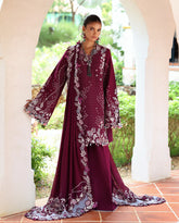 Republic Womenswear | Embroidered Pret'26 | Velvet Dahlia