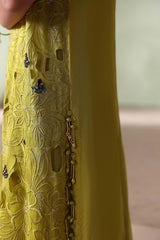 Maria B | 3 Piece Unstitched Embroidered | SR-01-03-Lime Green