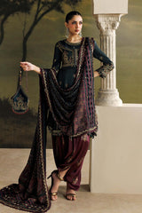 Maria B | 3 Piece Unstitched Embroidered | SR-01-05-Imperial Burgundy