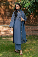 Batik | SOZNI 3PC EMBROIDERED | KARANDI PRET