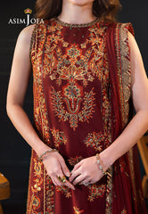 Asim Jofa | Lumiere Formals | AJLFC-05 EMBROIDERED SLUB LAWN