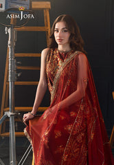 Asim Jofa | Lumiere Formals | AJLFC-05 EMBROIDERED SLUB LAWN