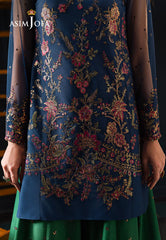 Asim Jofa | Lumiere Formals | AJLFC-07 EMBROIDERED NET