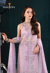 Asim Jofa | Lumiere Formals | AJLFC-09 EMBROIDERED SOFT NET ORGANZA