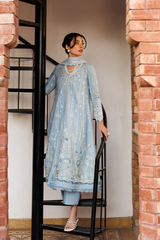 Emaan Adeel | Mirabelle Festive Luxury Lawn | BLISSFUL DREAMS