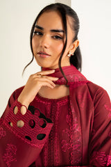 Farasha | Summer Weaves Embroidered Lawn | Desert Rose
