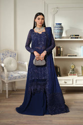 Maryam Hussain | Meer Embroidered Chiffon | Vasal Meer-04