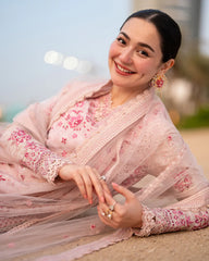 Aya Luxury Lawn Lamija - Faiza Saqlain 3-Piece