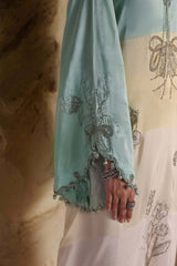 Maria B | 3 Piece Unstitched Embroidered | SR-01-07-Crystal Mint