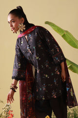 Sahar | Mirha Casual Pret | Obsidian Flora