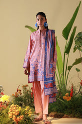 Sahar | Mirha Casual Pret | Blush Cobalt