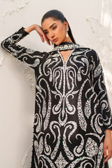Baroque | Formals Collection | EMBROIDERED RAW SILK UF-4381
