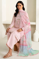 Farasha | Summer Weaves Embroidered Lawn | Iris Mist