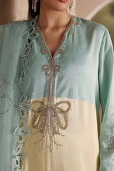Maria B | 3 Piece Unstitched Embroidered | SR-01-07-Crystal Mint